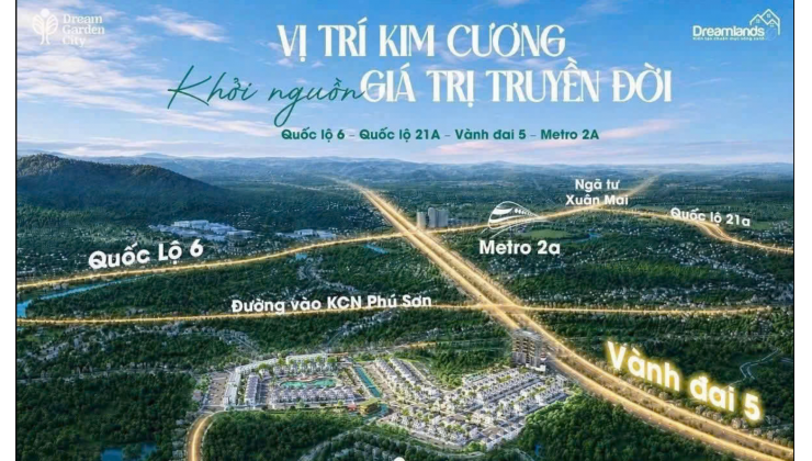  LÔ ĐẤT ĐẸP DREAM TOWN LƯƠNG SƠN – GIÁ CHỈ 20 TRIỆU/M²